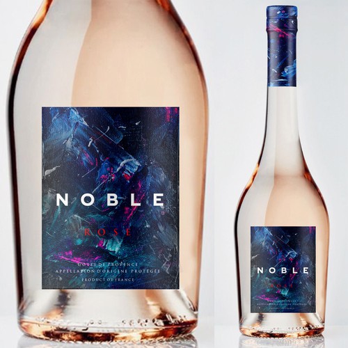 Rose Wine Label Design by LucaToni