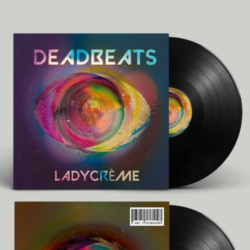 Album art for electronic/chill/ambient album by Ladycréme Design by ALOTTO
