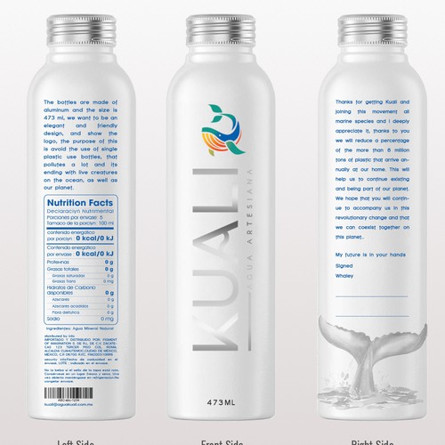 Water bottle design!! Lets be disruptive and elegant Design by Creative- Jiniya.
