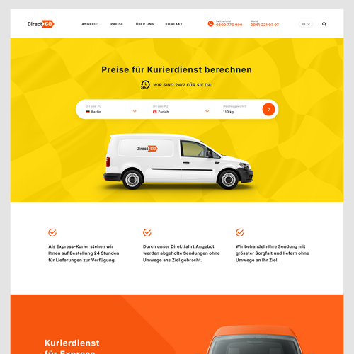 Proposta di design per un contest della categoria Design di sito web realizzata da Design Helper
