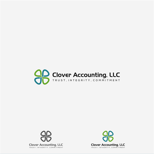 Designs Create clean and sophisticated four leaf clover image for