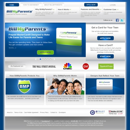New Design for Landing Pages Needed!