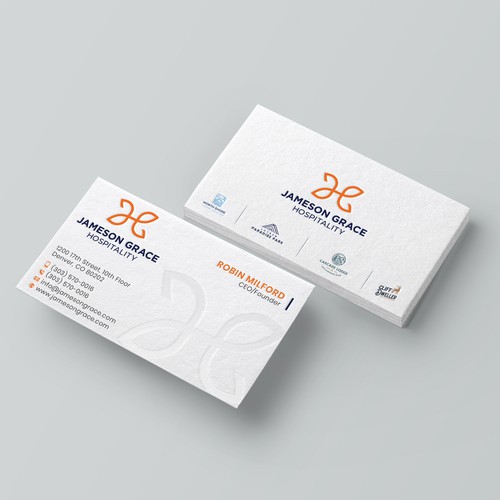 Create a modern and clean business card for a parent company with 4 subsidiaries Design by kaylee CK