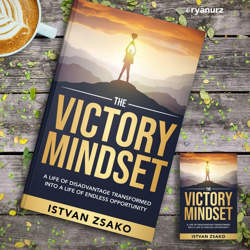 Design a powerful "Victory Mindset" book cover [no boring designers allowed!] Design by ryanurz