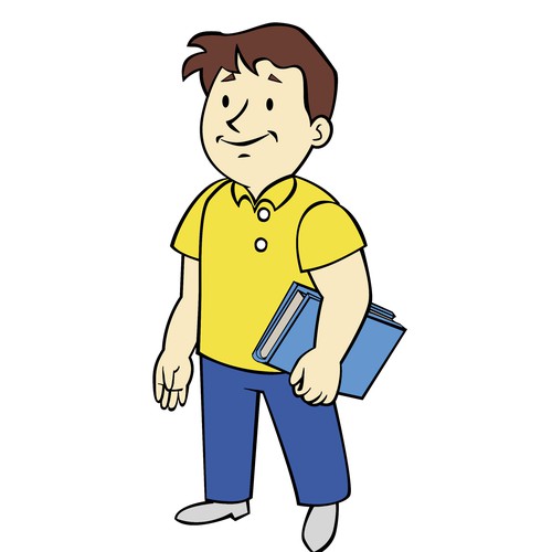 Fallout VAULT BOY type character mascot for ONGOING design work