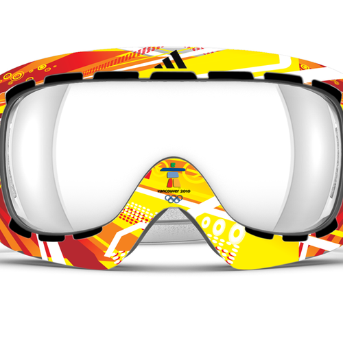 Design adidas goggles for Winter Olympics Design by smallheart