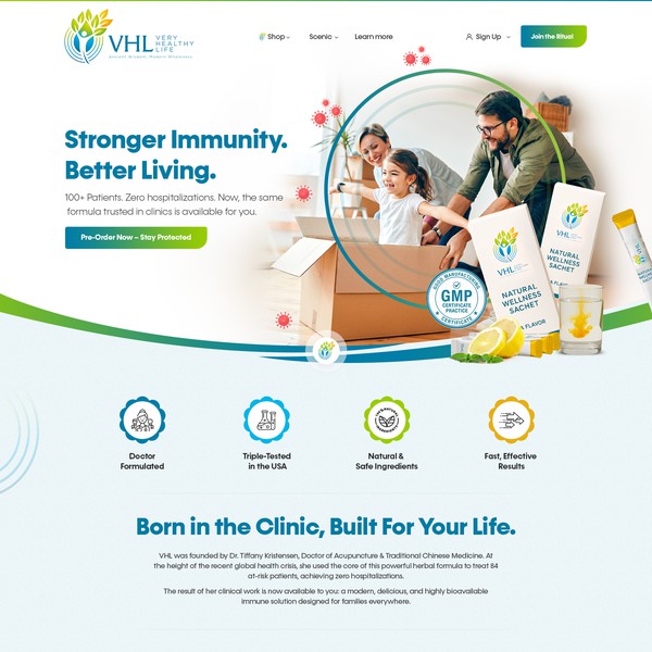 Landing page