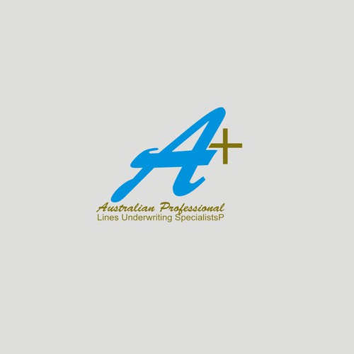 logo for APlus (Australian Professional Lines Underwriting SpecialistsP Design by Ucup_bacxz