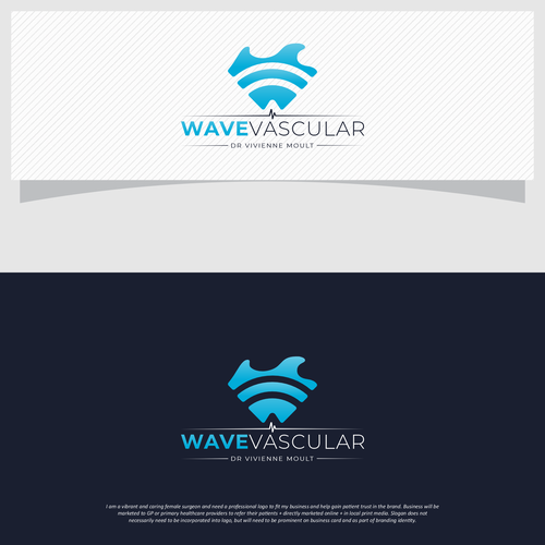 Modern and professional logo for Vascular Surgeon Design by moOks™