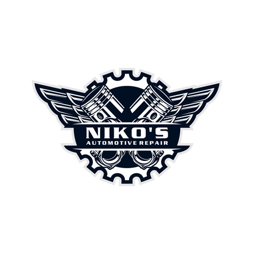 NIKOS AUTMOTIVE REPAIR LOGO Design by Orn DESIGN