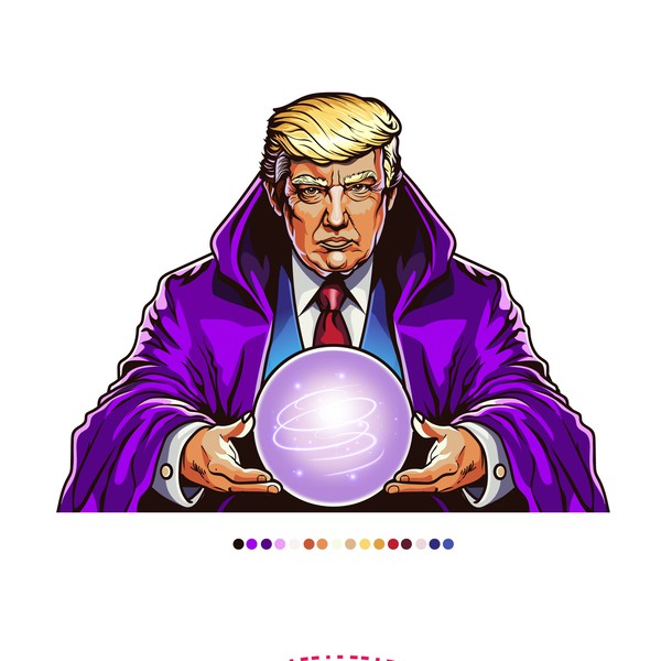 ilustrasi trump