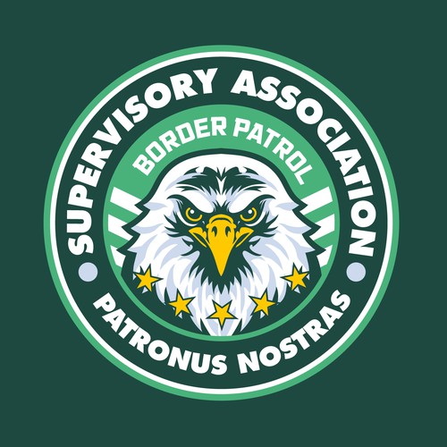 Border Patrol Supervisors Association Eagle Logo Design Design by tedCreation