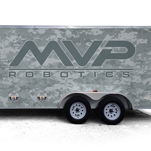 DESIGN A TRAILER WRAP FOR MILITARY ROBOTS - MVP ROBOTICS Design by AdrianC_Designer✅