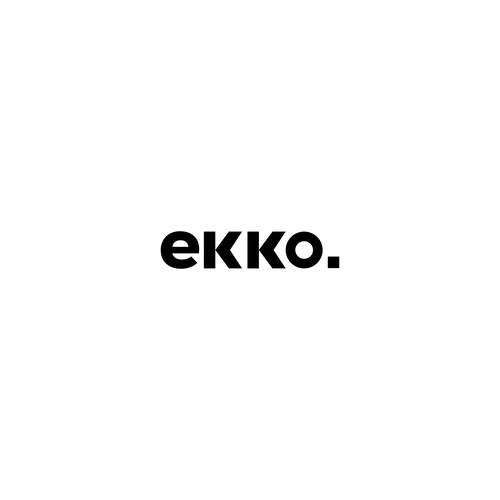 SIMPLE LOGO - ekko Letters then dm after Design by Saveht