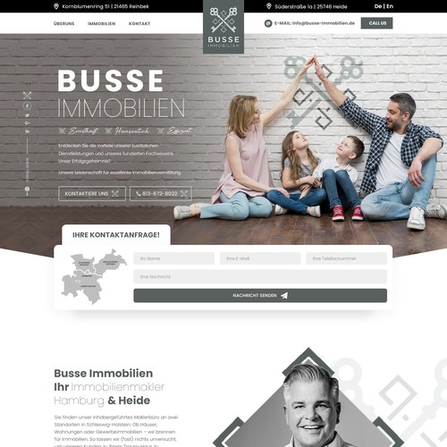 Proposta di design per un contest della categoria Design di landing page realizzata da FixInc