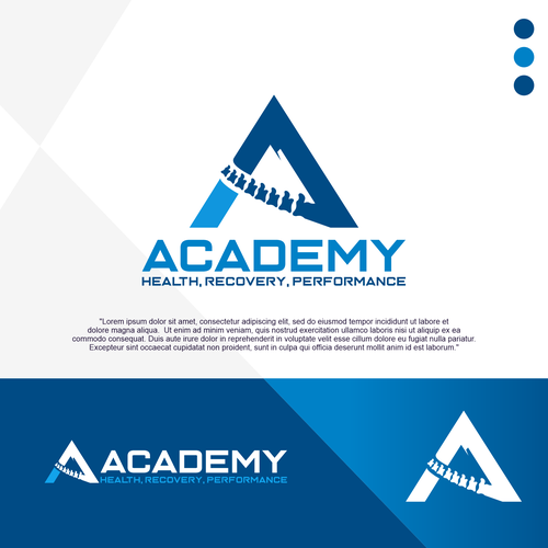 Eye Catching logo for new health, recovery, and performance facility. Design by Logologic™