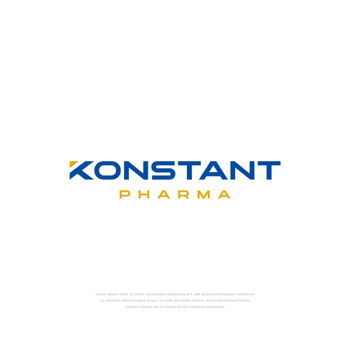 Konstant Pharma Logo Design by Lembayung Jingga™
