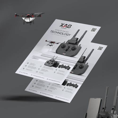 Drone Remote Controller Flyer Design Design by vcreatived