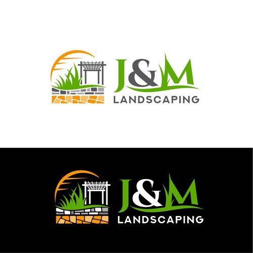 Hardscape/Landscape Logo Design, we build amazing backyards! Design by Schöpfer