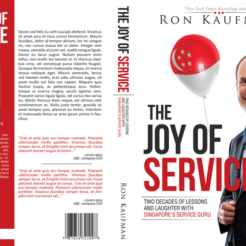 Book Cover for "The Joy of Service" Design by Sumit_S