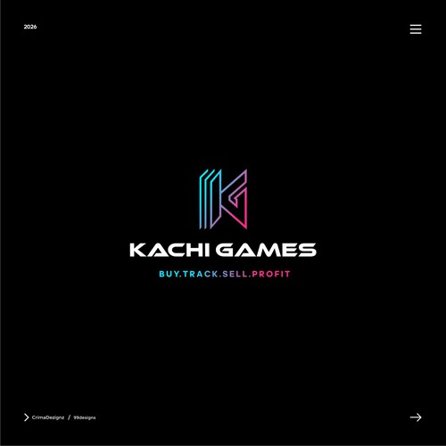 "Design an 80s synthwave logo and brand for card flippers app" winning Banner ad