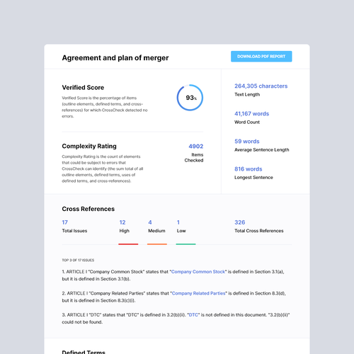 Crisp Report Page to Showcase Our Analytics Output Design by VIOM