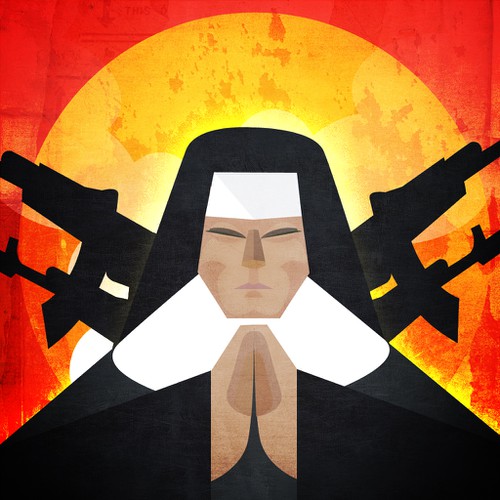 New icon for nuns fighting with monsters game デザイン by Mr_W