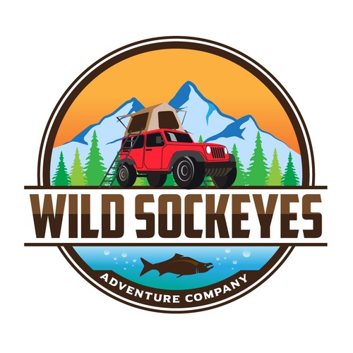 Design a logo for a rooftop tent adventure company in Alaska Design by Design_222