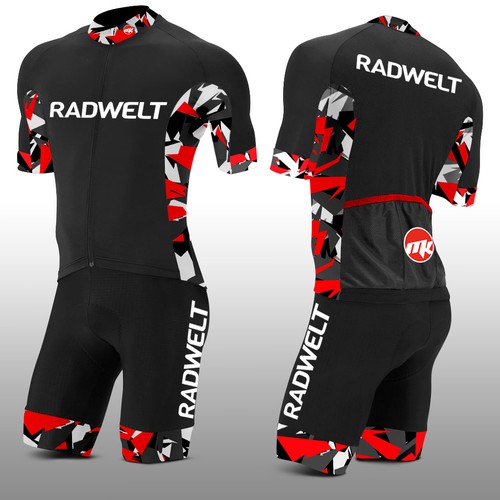 cycling jersey shorts set