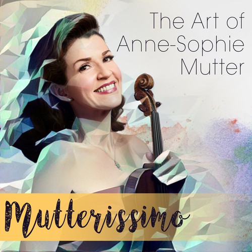 Illustrate the cover for Anne Sophie Mutter’s new album Ontwerp door Senshi11