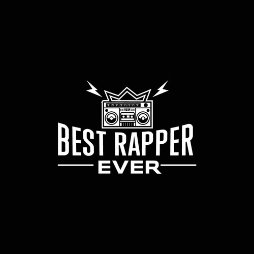 Dope logo for a media publication: Best Rapper Ever - Dissecting rap lyrics using analytics & data Design by bondeng17