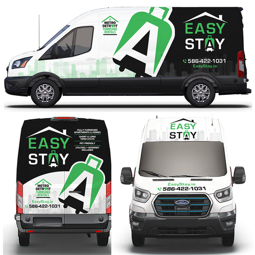 Designs | Easy Stay - First Fleet Van Design | Car, truck or van wrap ...