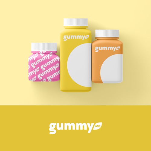 Brand identity for gummy supplement brand Diseño de Wolgen D