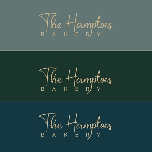 The Hamptons Bakery Logo Design by DeersCreative