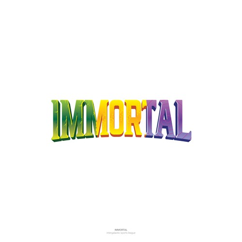 Create the logo for the most beloved Intergalactic Federal Sports; IMMORTAL! Design by maneka