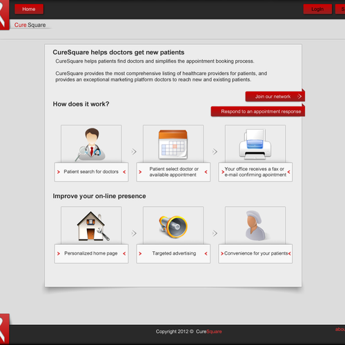Create a website design for a  healthcare start-up  Réalisé par Tudor A.