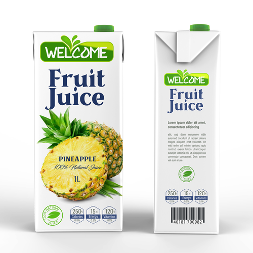 Fruit Juice Packaging Design by GARDOUM