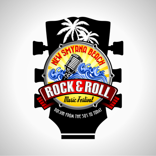 Logo for new smyrna beach rock & roll music festival | Logo design contest  | 99designs
