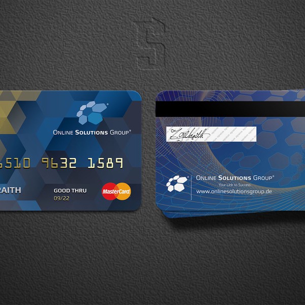Edgy Credit Card Design