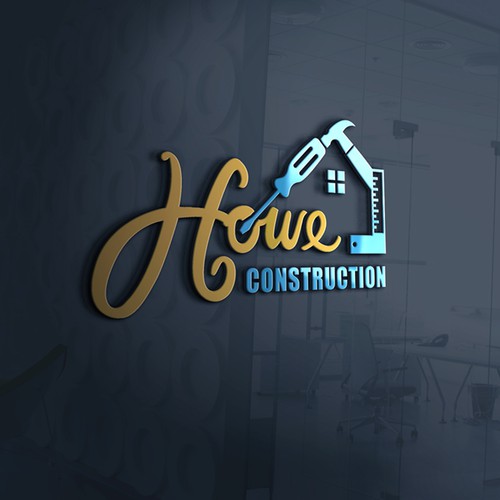 Howe Construction Logos Wanted! Must have the same cursive as my profile pic for word: Howe. Want better pictures!! Design by Kas_Ra