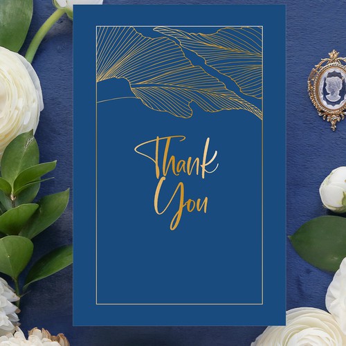 Thank you card design Réalisé par ivala