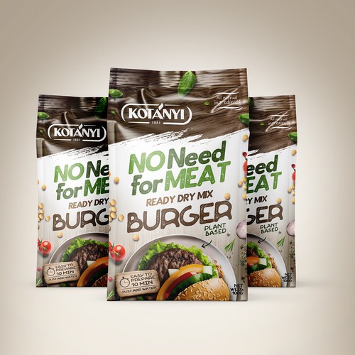 Packaging Project for International plant-based dry mix for International Herbs & Spices Company Design by Mr. Ozz