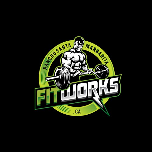 FitWorks needs a logo for a hardcore gym that appeals to a large