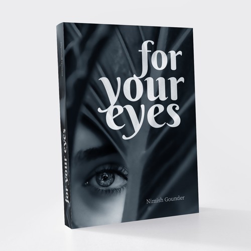 for your eyes- poetry and journal book cover Design by BoredSu