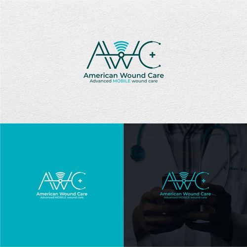 Clean logo for mobile wound care center Design réalisé par Musagraphic4