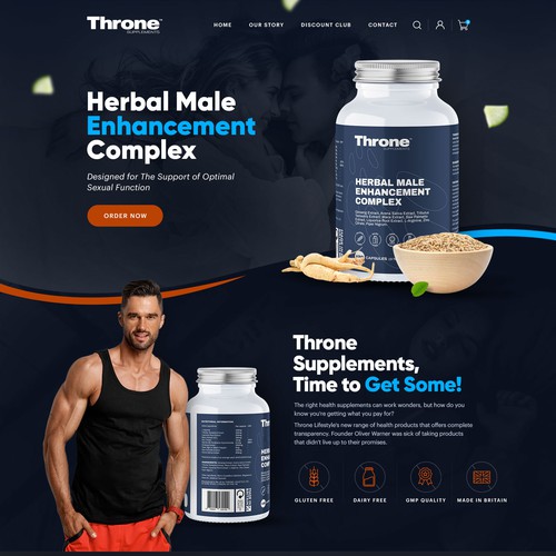 Supplement Website Design by Realysys