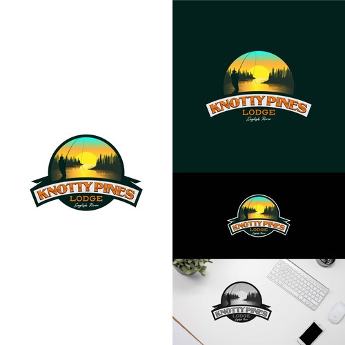 Design Knotty Pines Lodge por MotionPixelll™