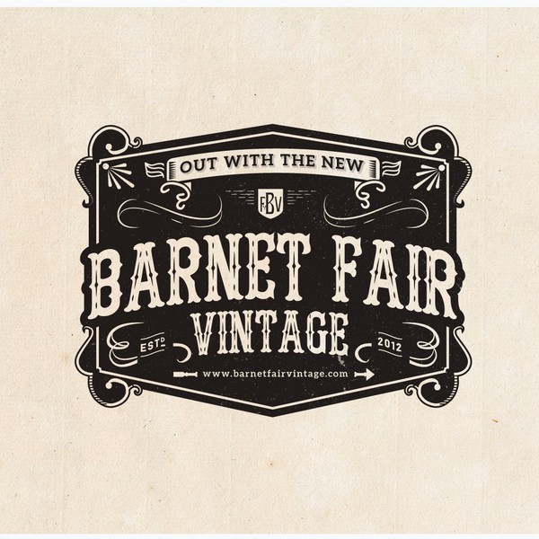 Create an on trend logo for an online vintage clothing store