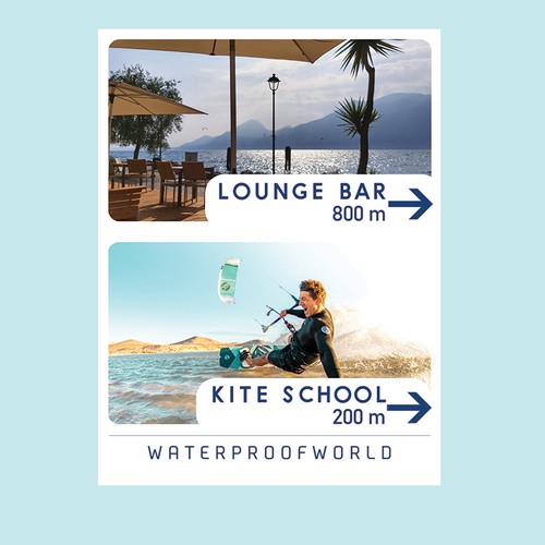 Cartelería propuesta en el concurso por PecDesign