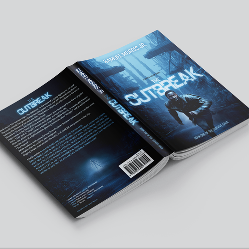 Sci-fi book cover with horror elements needed. Design by esportable